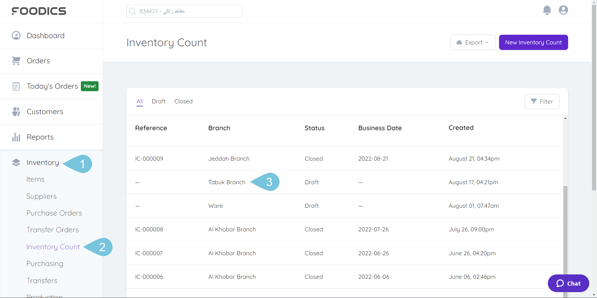 adding-or-importing-items-to-inventory-count-foodics-help-center